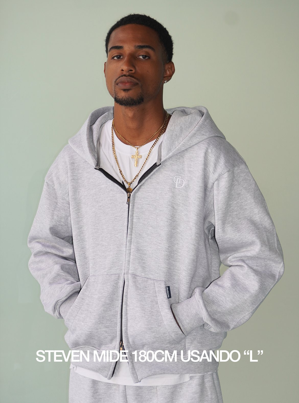 ZIP GRIS® (ENVÍOS 29 DE ABRIL)